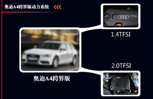 奥迪新A4跨界版搭载1.4T 竞争宝马3系GT