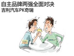 自主品牌两强全面对决 吉利汽车PK奇瑞