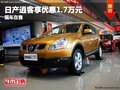 重慶日產(chǎn)逍客享優(yōu)惠1.7萬元 現(xiàn)車在售