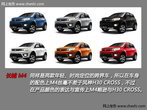 跨界小型车之争 风神H30 CROSS对长城M4