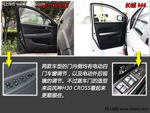 跨界小型车之争 风神H30 CROSS对长城M4