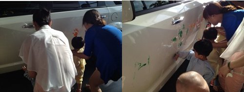 泉州美吉酷威 欢乐总动员汽车手绘活动