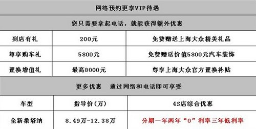 黄冈上海大众购新桑塔购车尊享“0”利率