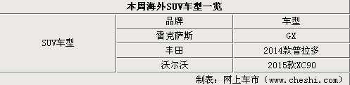 雷克萨斯GX领衔 多款新车亮相法兰克福