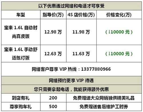 武汉宝来教师节特供分期购车惠15000元