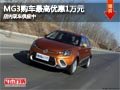 太原MG3購車最高優惠1萬元 現車供應中