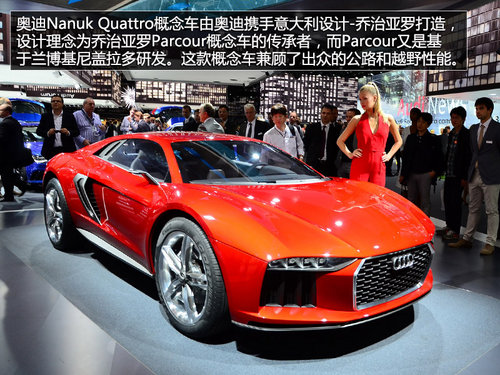 跨界超跑 实拍奥迪Nanuk Quattro概念车