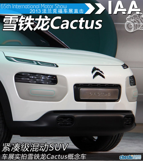 緊湊級混動SUV 車展實拍-雪鐵龍Cactus