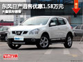 忻州東風日產逍客優惠1.58萬元 有現車