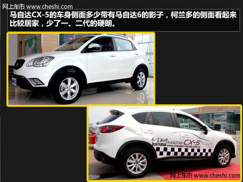 马自达CX-5对比双龙柯兰多—蓝色纷争