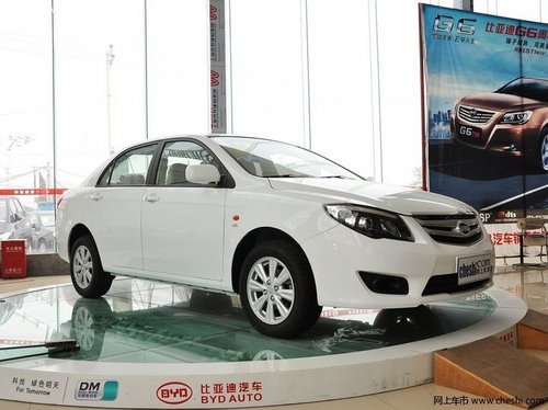 九江比亚迪L3购车优惠0.3万元 现车销售