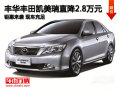 双11疯狂GO经典版凯美瑞裸车直降2.8万