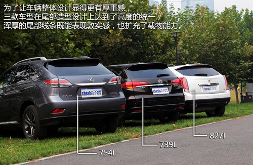 抉择之X计划 SRX/RDX/RX豪华SUV全面对比
