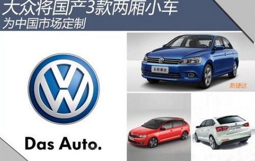 大众在华投产3款两厢车 专为中国打造