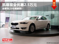 凱尊現(xiàn)金優(yōu)惠2.5萬元  送裝飾