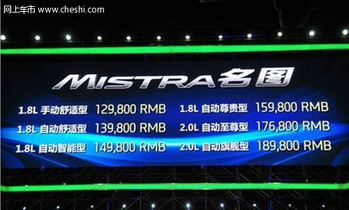 北京现代名图正式上市 售12.98-18.98万