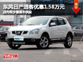 晉中東風日產逍客降1.58萬元 現車供應
