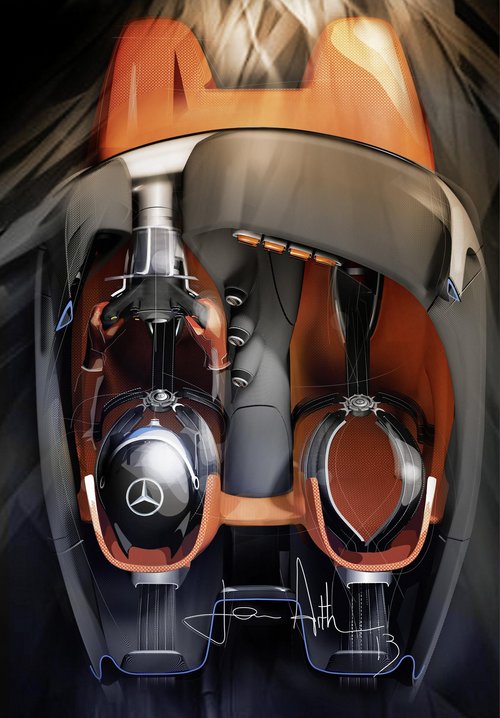 奔驰SLS AMG GT改装 装碳纤维/后扰流板