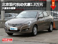 晉中北京現代悅動最高降1.3萬 現車供應