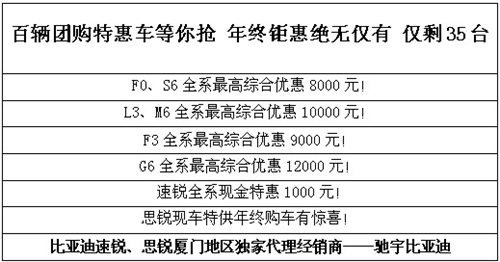 驰宇·驰润比亚迪百团惠战 周末秒杀会