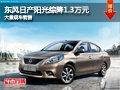 長治東風日產陽光綜降1.3萬元 現車供應
