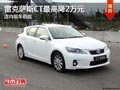 太原雷克薩斯CT最高優惠2萬元 現車供應