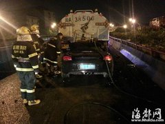 90后驾保时捷撞上洒水车身亡 跑车报废