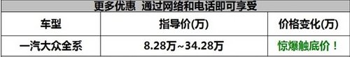 荆门一汽-大众跨年钜献全系车型团购会