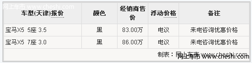 2010款宝马X5美规版7座出售 天津现车热卖