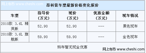 昂科雷黑/金色现车 暂无现金方面优惠