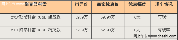 别克昂科雷越野性能出色现车充足 暂无任何优惠