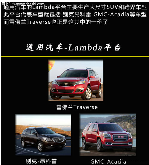 雪佛兰7座SUV-Traverse与昂科雷同平台 明年将引入国内