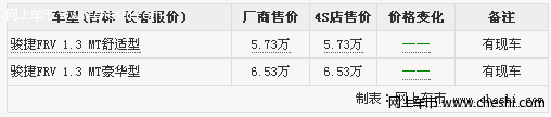 骏捷FRV1.3动力出色 优惠1000元保险 送下护板 礼包