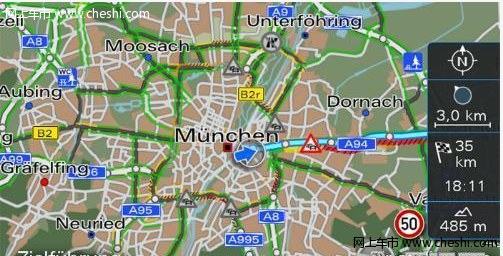 既快又准确还实时 奥迪新A6将使用谷歌地图导航