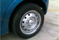 奇瑞QQ3新车左轮胎钢圈严重变形(图)