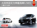 大同本田艾力紳降1.58萬(wàn) 少量現(xiàn)車銷售