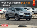WEY VV6平价销售14.8万起 少量现车销售