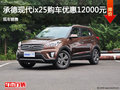 承德現代ix25購車優(yōu)惠1.2萬元 現車銷售