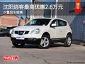 沈陽逍客最高優(yōu)惠2.6萬元 少量現(xiàn)車銷售