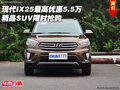 現(xiàn)代IX25最高優(yōu)惠5.5萬 精品SUV限時搶購