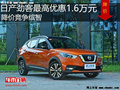 日產(chǎn)勁客最高優(yōu)惠1.6萬元 降價競爭繽智