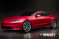 特斯拉Model 3新車型曝光！雙門轎跑造型/pk寶馬4系