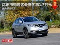 沈陽市購逍客最高優(yōu)惠1.7萬元 部分現(xiàn)車