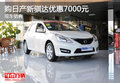 购日产新骐达优惠7000元 现车销售