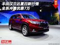丰田汉兰达夏日新行情 全系冲量优惠7万