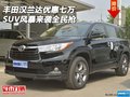 豐田漢蘭達(dá)優(yōu)惠七萬 SUV風(fēng)暴來襲全民搶