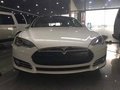 美规特斯拉电动跑车P85 港口首秀有现车
