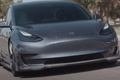 特斯拉Model 3改裝版 碳纖維運動包圍/造型低趴