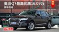 长沙奥迪Q7优惠16.09万 降价竞争奔驰GLE
