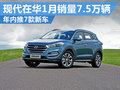現(xiàn)代1月銷量7.5萬(wàn)輛 年內(nèi)發(fā)力推7款新車